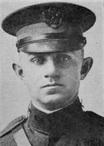 A portrait of Robert Graham in his uniform