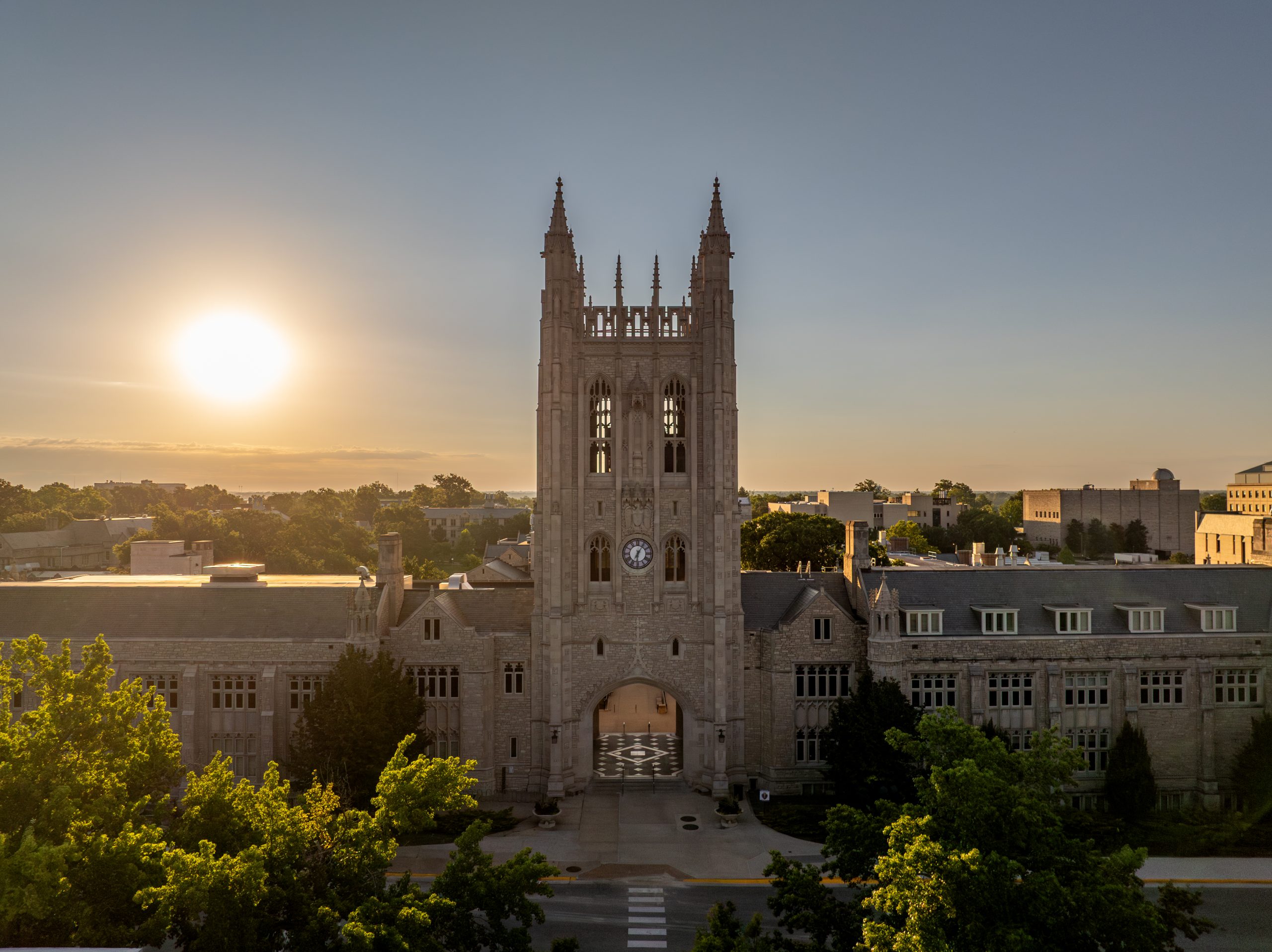 The exterior of the Memorial Student Union